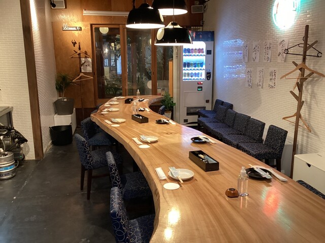 ペットもOKの外飲み席